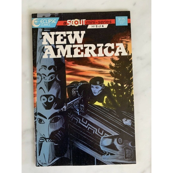 1987 NEW AMERICA #1 2 3 4, ECLIPSE COMICS - Picture 3 of 8